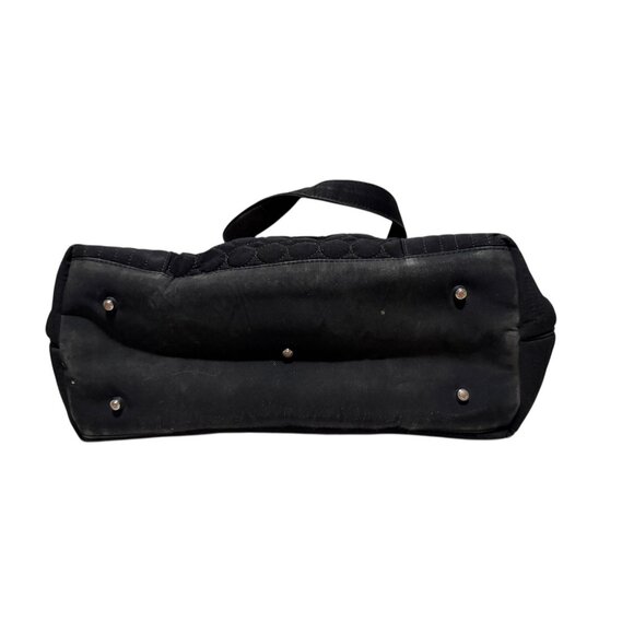 Vera Bradley Black Quilted Large Diaper Bag Changing Pad Floral Vinyl Interior - Picture 9 of 9